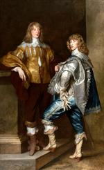 欧洲12-19世纪油画五_DYCK, Sir Anthony Van - Lord John Stuart and his Brother, Lord Bernard Stuart